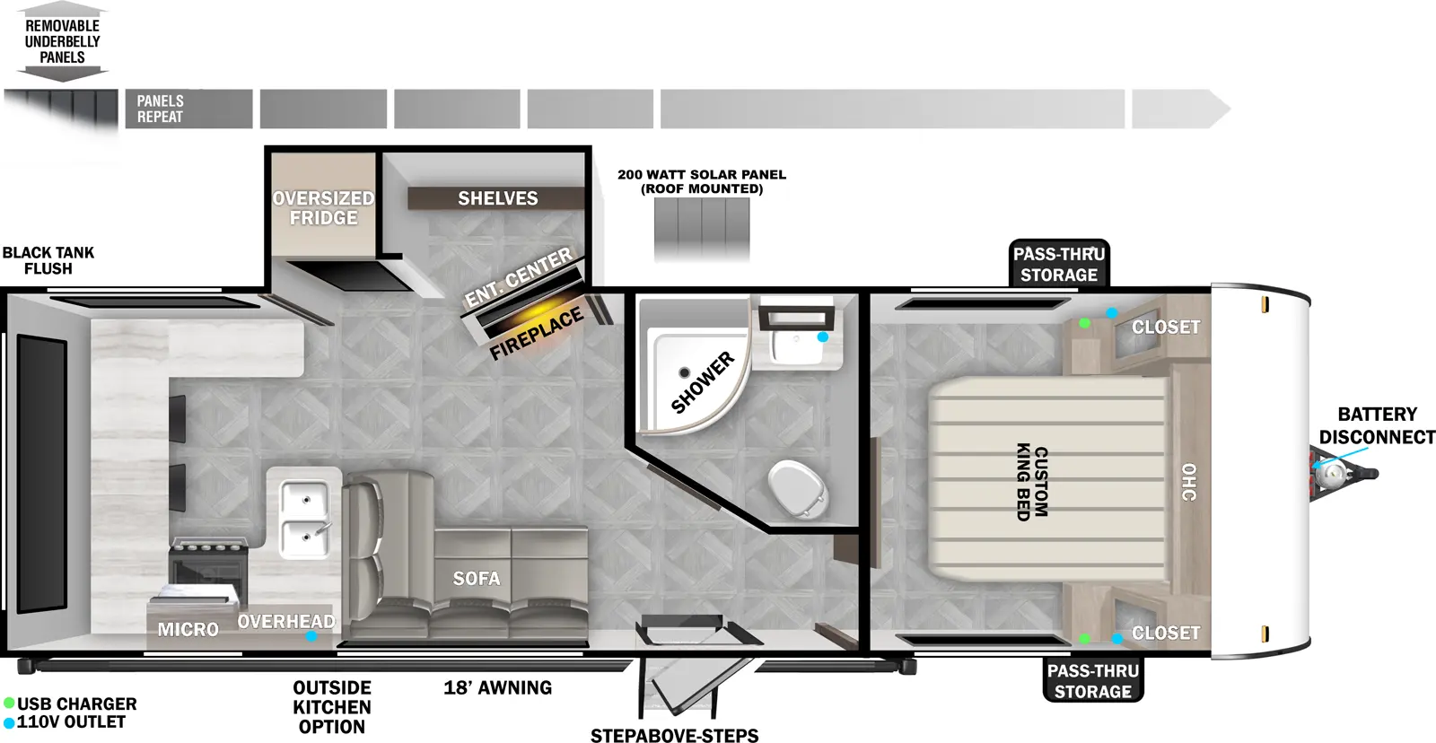 Evo Northwest 2480VBX Floorplan